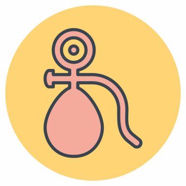 Kan basıncı monitörünün simge vektörü - Renk mat biçimi - Basit illüstrasyon, düzenlenebilir felç, tasarım şablonu vektörü, baskılar, posterler, reklamlar, duyurular, bilgi grafikleri, vs..