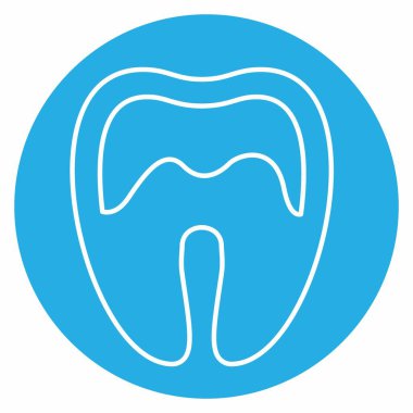 Tatarın Simge Vektörü - Mavi Gözler Biçimi - Basit illüstrasyon, Düzenlenebilir vuruş, Tasarım şablonu vektörü, baskılar, posterler, reklamlar, duyurular, bilgi grafikleri, vs..