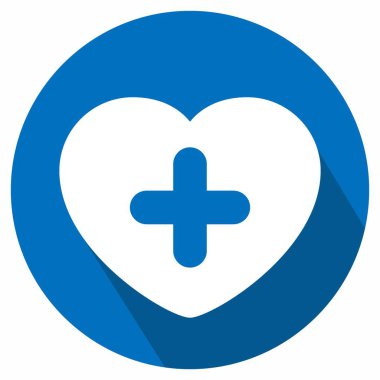 Pulse 'un Simge Vektörü - Uzun Gölge Biçimi - Basit illüstrasyon, Düzenlenebilir vuruş, Tasarım şablonu vektörü, baskılar, posterler, reklamlar, duyurular, bilgi grafikleri vs..