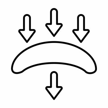 Kişinin Simge Vektörü - Satır Biçimi - Basit illüstrasyon, Düzenlenebilir vuruş, Tasarım şablonu vektörü, Yazdırma, poster, reklamlar, duyurular, bilgi grafikleri vs..