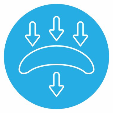Kişinin Simge Vektörü - Mavi Gözler Biçimi - Basit illüstrasyon, Düzenlenebilir vuruş, Tasarım şablonu vektörü, baskılar, posterler, reklamlar, duyurular, bilgi grafikleri vs..
