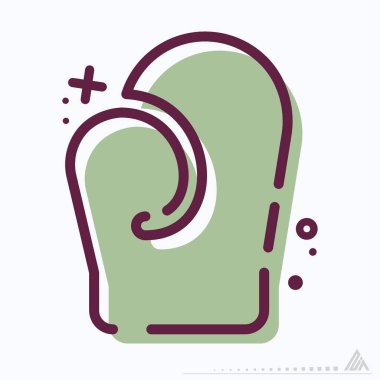 Simge Boks 3 - MBE Syle - Basit illüstrasyon, Düzenlenebilir vuruş, Tasarım şablonu vektörü, baskılar, posterler, reklamlar, duyurular, bilgi grafikleri vs..