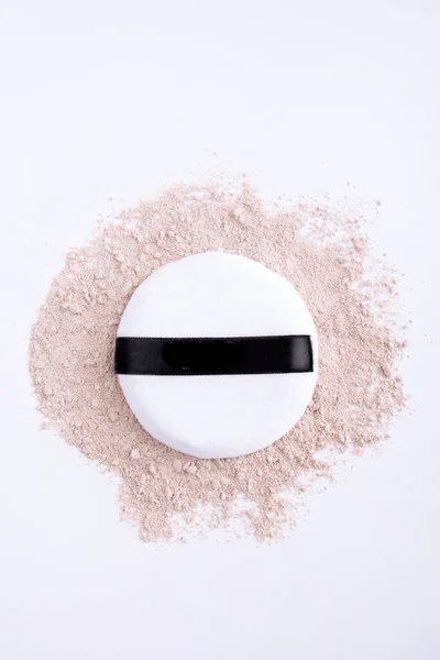 Make-up Puffs für loses Puder — Stockfoto