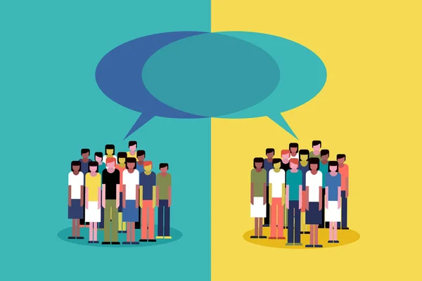 İki farklı insan grubunun görüşlerinin birleştirilmesi