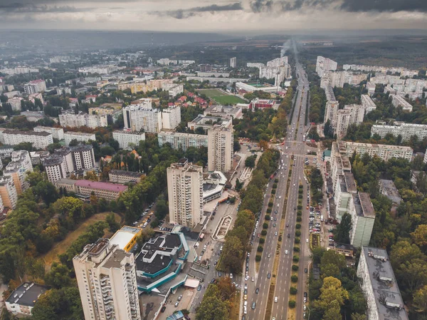 Чисінау Столиця Республіки Молдова Панорамний Вид Дрона — стокове фото