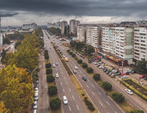 Чисінау Столиця Республіки Молдова Панорамний Вид Дрона — стокове фото