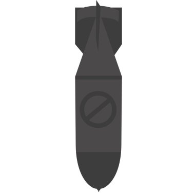 beyaz zemin üzerine havadan bomba