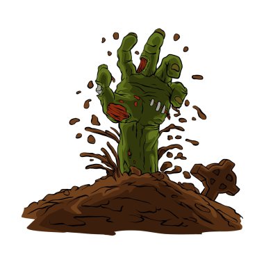 zombi el dışarı toprak