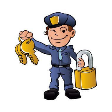 Polis kilit ve anahtar