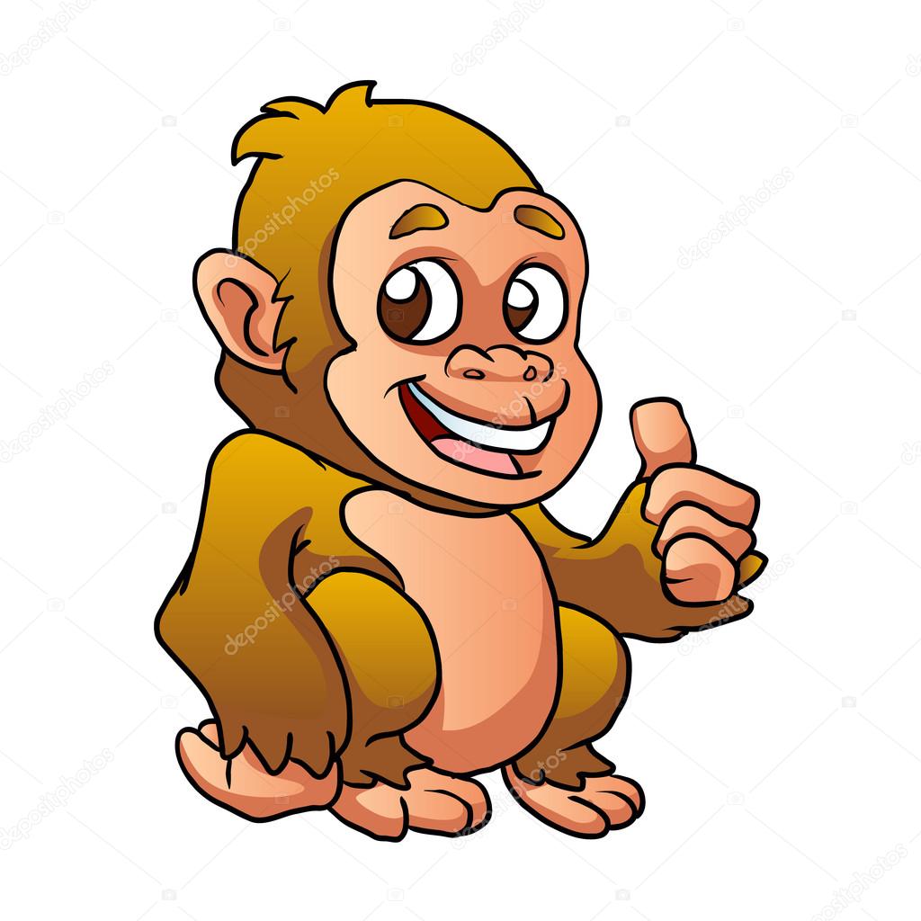 Baby gorilla cartoon illustration Stock Vector Image by ©Milesthone #108184920 Baby gorilla cartoon illustration Stock Vector Image by ©Milesthone #108184920