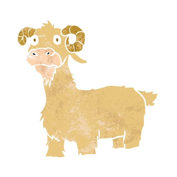 Goat cartoon.vector illustration — Stock Vector