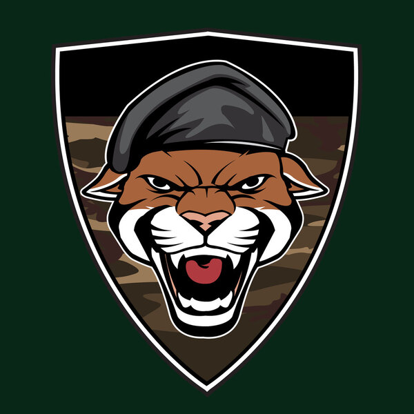 Puma Head military emblem
