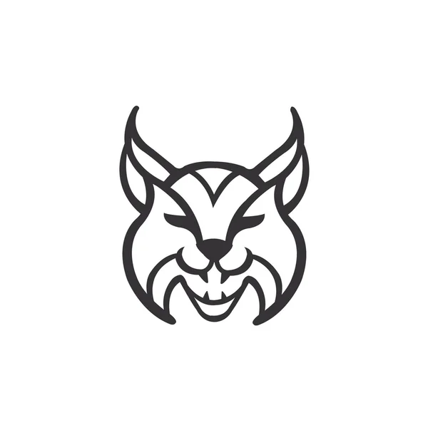 Illustration vectorielle de l'icône du lynx — Image vectorielle