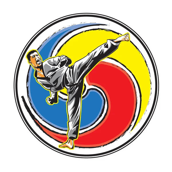 Vektor Karate Logo — Stockvektor