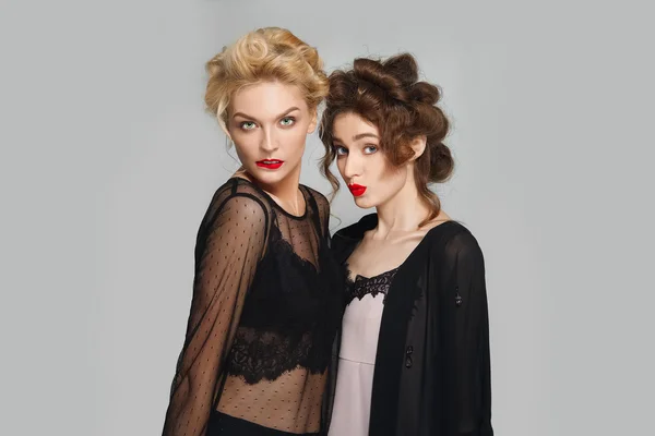 Mädchen flirten