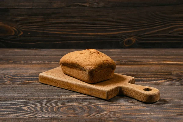 Hele Ongesneden Biscuitcake Met Appel — Stockfoto