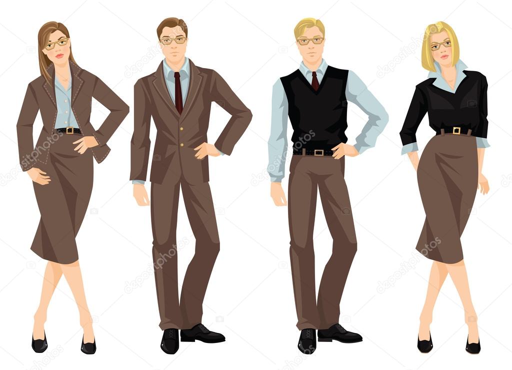 Brauner Anzug Hellblaues Businesshemd Dunkelrote Krawatte