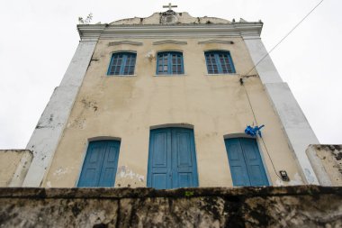 Maragogipinho, Bahia, Brezilya - 31 Ağustos 2018. Igreja Matriz de Nossa Senhora da Conceio. Maragogipinho, Bahia, Brezilya 'da bulunan eski bir kilise..