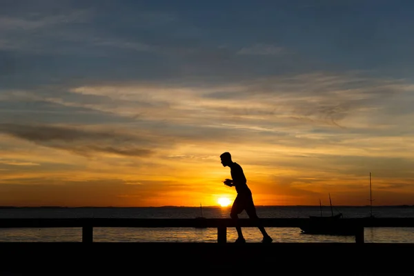 Salvador Bahia Brésil Mai 2021 Silhouette Personnes Marchant Courant Parlant — Photo