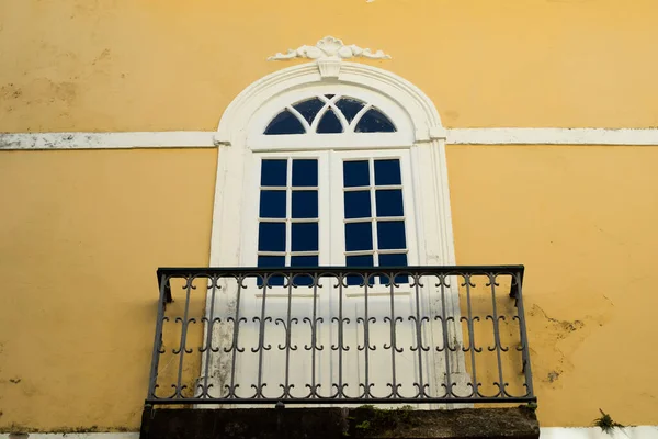 Anciennes Fenêtres Couleur Pelourinho Salvador Bahia Brésil — Photo