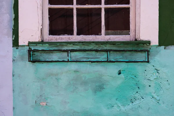 Старе Вікно Деталей Кольорі Пелурінью Сальвадор Баїя Бразилія — стокове фото