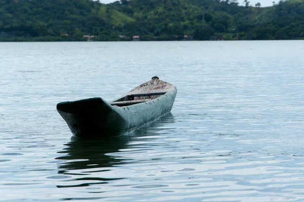 Candeias Bahia Brazília 2015 Október Candeias Városában Caboto Folyóban Horgonyzott — Stock Fotó