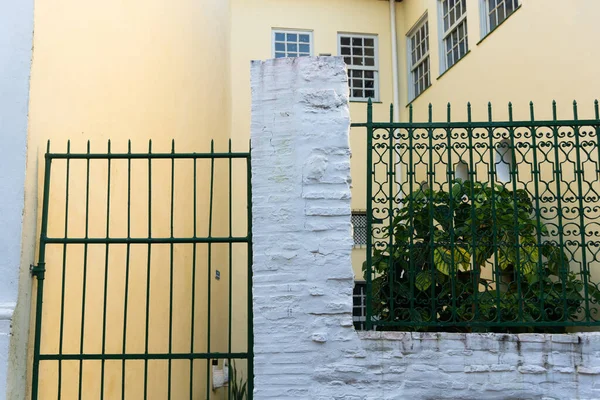 Ancienne Façade Une Maison Historique Protégée Par Gouvernement Pelourinho Salvador — Photo