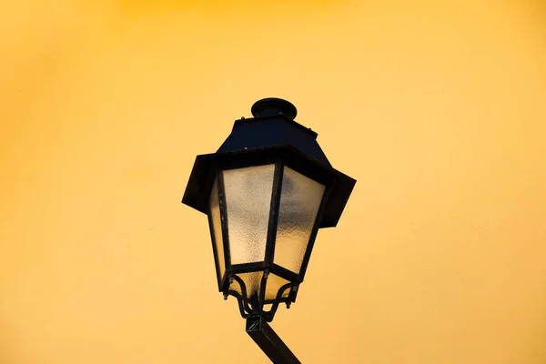 Стару Лампу Щоб Освітлювати Вулиці Пелурінью Історичний Центр Сальвадору Баїя — стокове фото