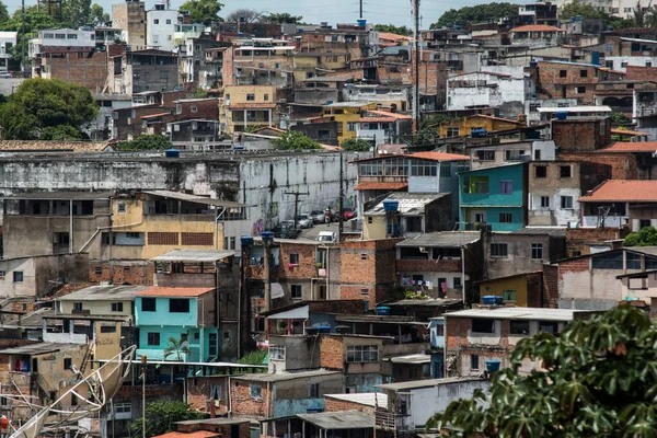 Salvador Bahía Brasil Febrero 2014 Vista Parte Más Pobre Ciudad —  Fotos de Stock
