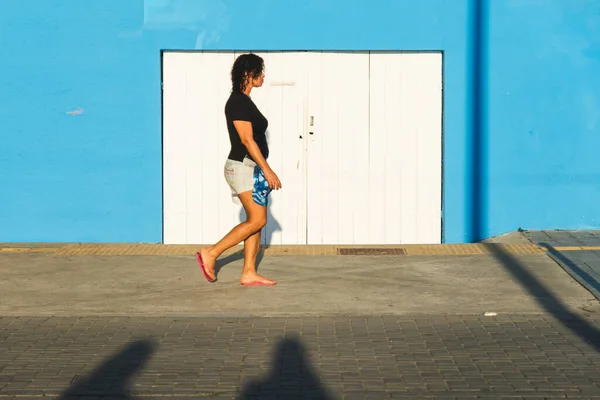 Salvador Bahia Brasile Giugno 2021 Persone Che Camminano Strade Del — Foto Stock