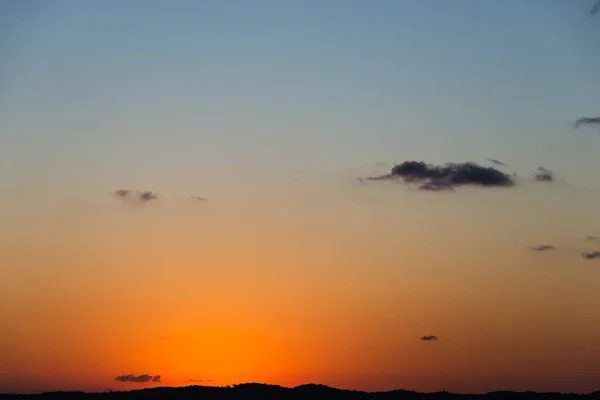 Salvador Bahia Brazil June 2021 Silhouette Sunset Few Clouds Edge — Stock Photo, Image