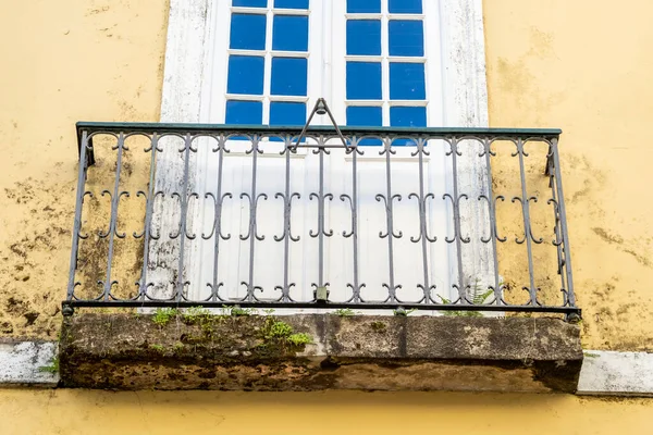 Anciennes Fenêtres Couleur Pelourinho Salvador Bahia Brésil — Photo