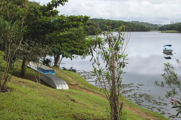 Salvador Bahia Brasilien Juli 2014 Der Parque Pituacu Liegt Direkt — Stockfoto