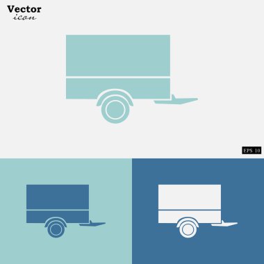 Araba karavan simgesi