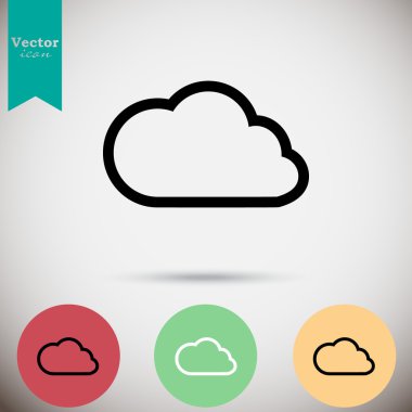 bulut hava Icons set