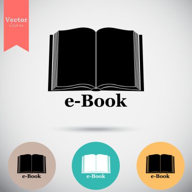 elektronik kitap Icons set