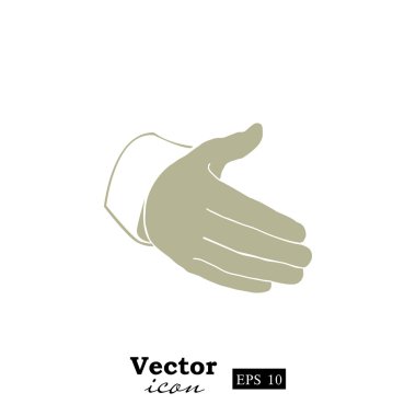 iş el sıkışma simgesi