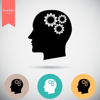 kafa Dişli tekerlekleri simgeleri ile