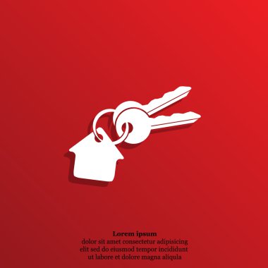 Evin anahtarları simgesi