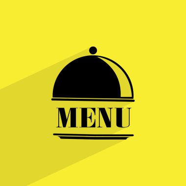 Restoran menü simgesini logosu