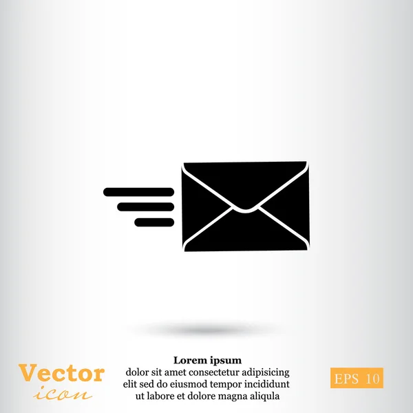 Ícone envelope de correio —  Vetores de Stock