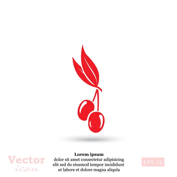 Icono de aceitunas frescas — Vector de stock