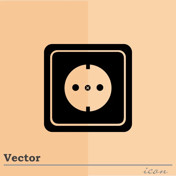 Электрическая иконка — стоковый вектор