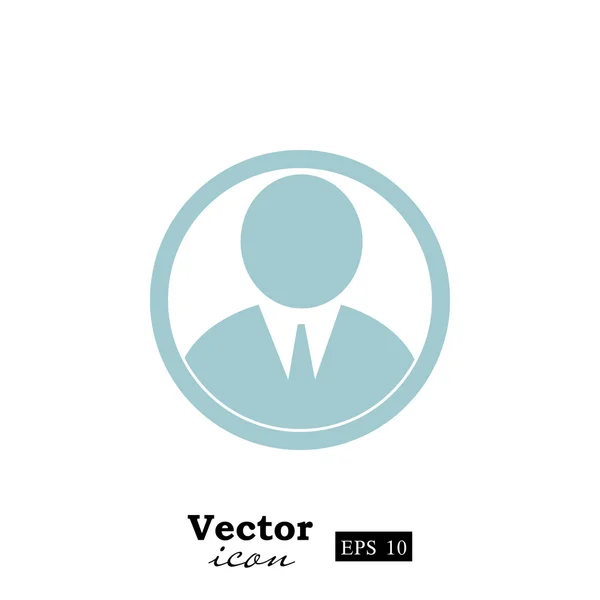 Podnikatel avatar ikona — Stockový vektor