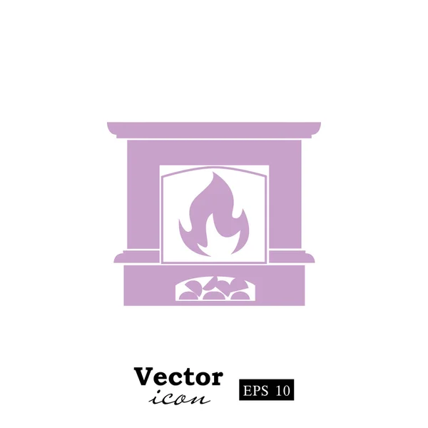 Kamin mit Flammensymbolen — Stockvektor © Victory-stoker #107635476