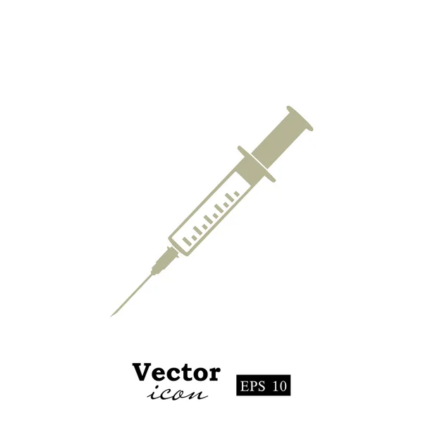 Icono de la jeringa médica — Archivo Imágenes Vectoriales