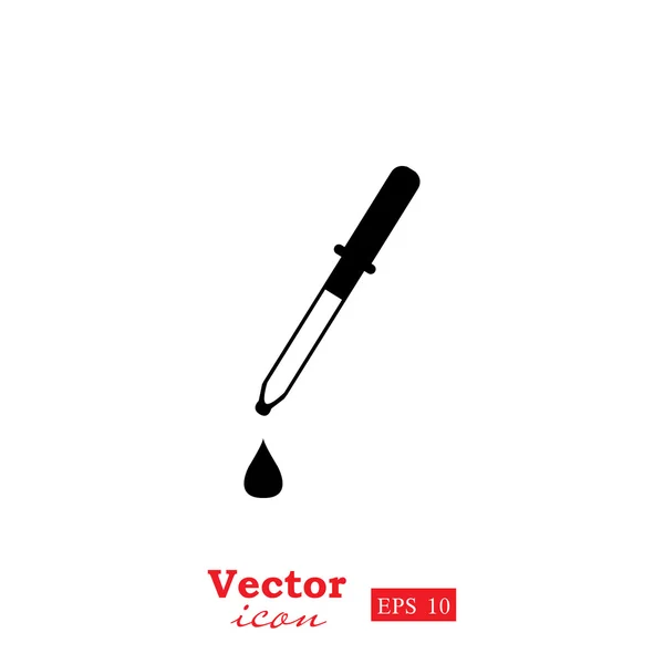 Medical dropper icon — Stock Vector