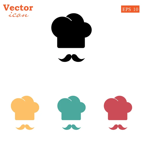 Restaurace kuchař, šéfkuchař ikonu — Stockový vektor