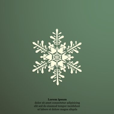 kış kar tanesi simgesi