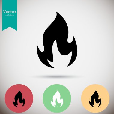 Yanan ateş simgesi